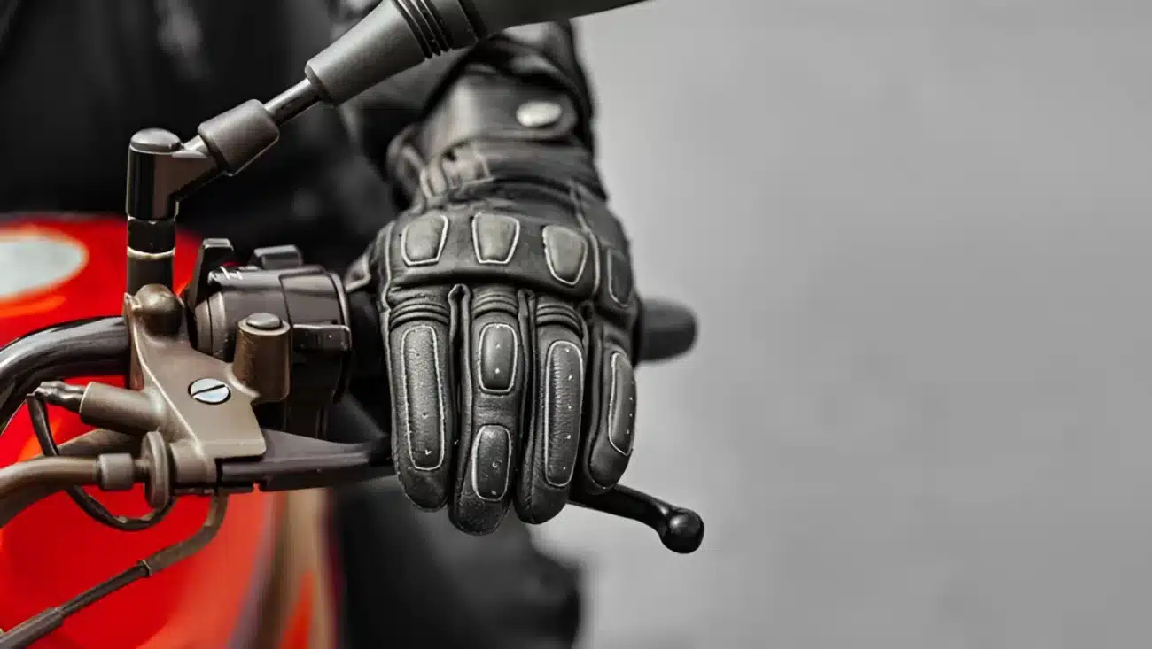 leather motorcycle gloves are essential for riding